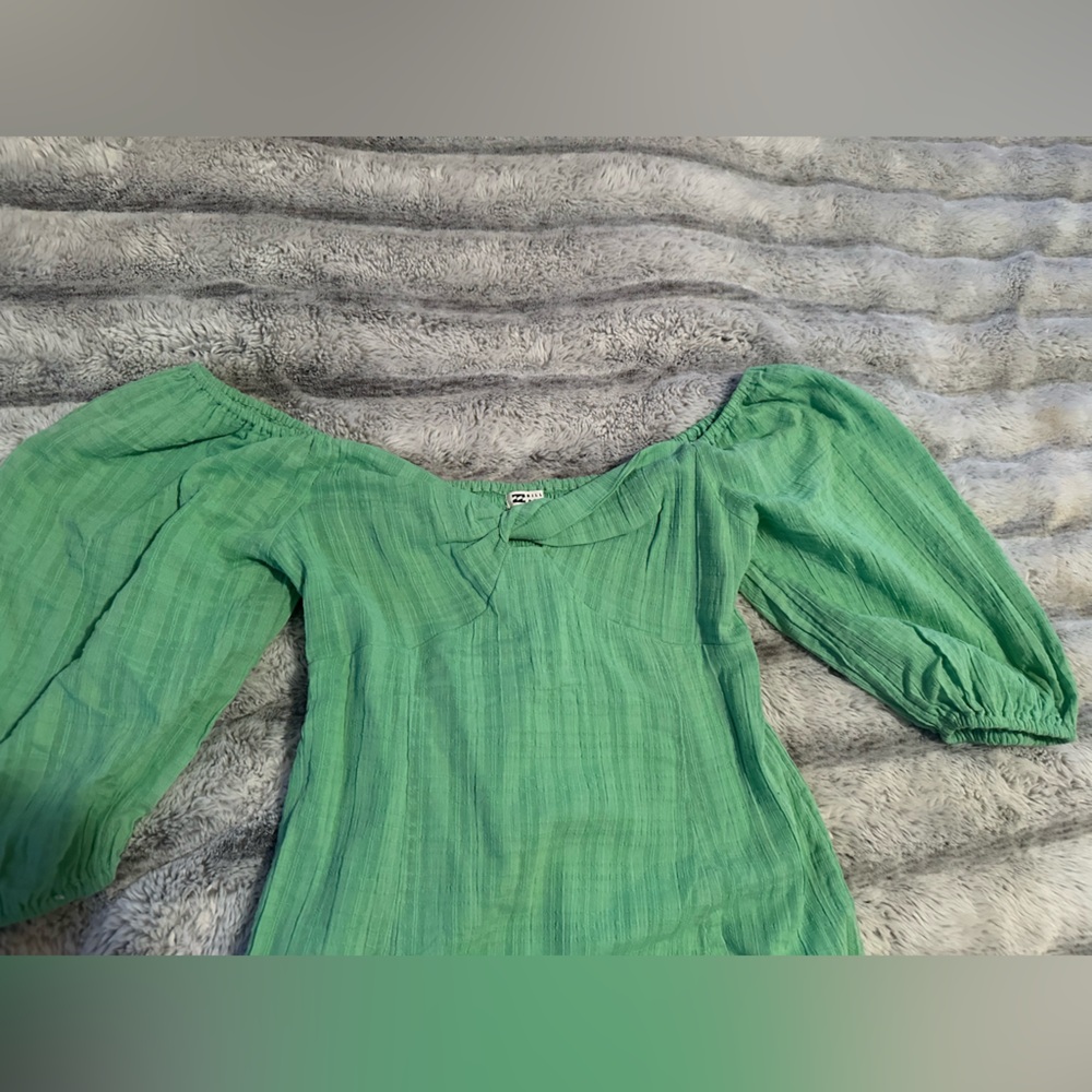 Billabong Sol Puff Sleeve Mini Dress - Picture 5 of 12